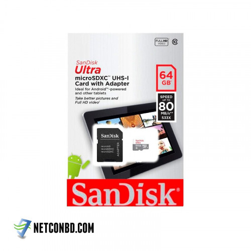 SanDisk Ultra 128GB Micro SDXC UHS-I Card