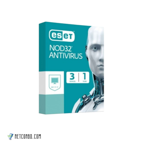ESET NOD32 Antivirus 3 User for 1 Year 2021-Edition