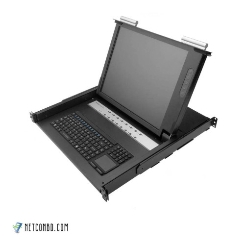 Safenet SN-KC7816S 16-Port TP KVM with Full HD 18.5 Inch Widescreen LCD Panel Safenet SN-KC7816S 16-Port TP KVM with Full HD 18.5 Inch Widescreen LCD Panel